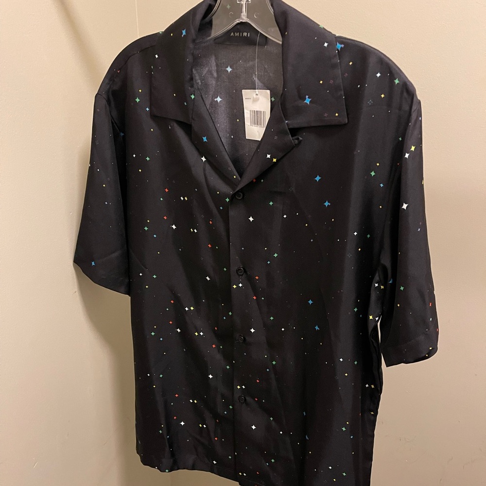 Amiri Silk Button Up NWT
